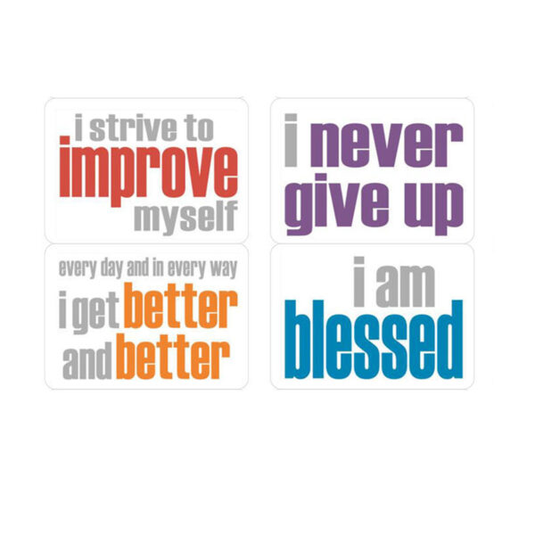 Say it! Think it! Live it! Incentive Stickers, Pack of 160