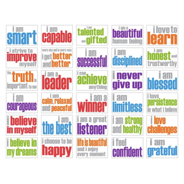 Card Stock Posters, Set of 30, Spanish