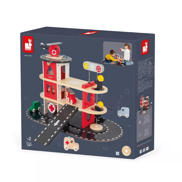 Fire Station Toy Set