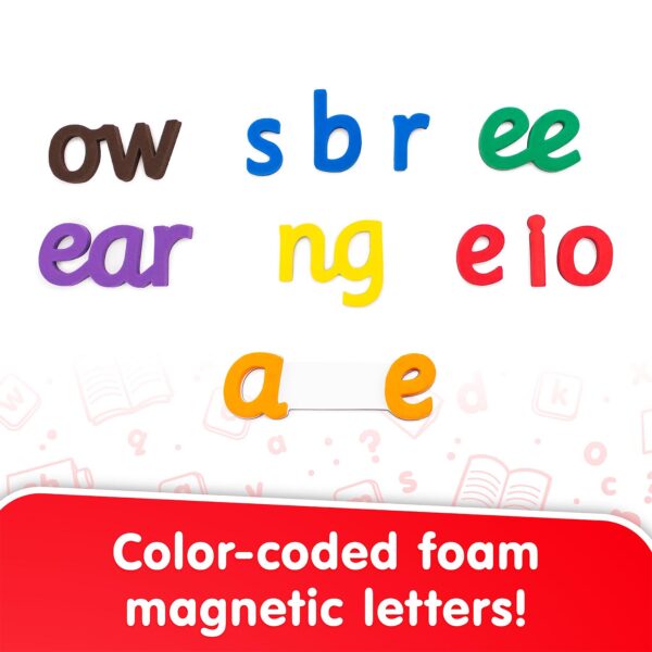 Rainbow Phonics Magnetic Letters, 85 Pieces