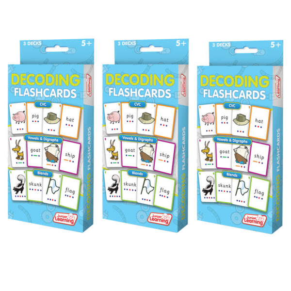 ERSJRL211-3.jpg Decoding Flashcards, 3 Sets Per Pack, 3 Packs