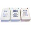 Word Families Flash Cards, 3 Decks Per Pack, 3 Packs