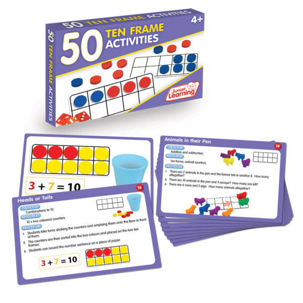 ERSJRL321.jpg 50 Ten Frame Activities