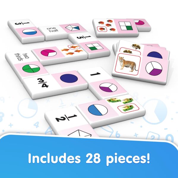 Fraction Dominoes, 2 Sets