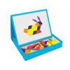 Rainbow Pattern Blocks, Magnetic, Assorted Colors, 100 Pieces