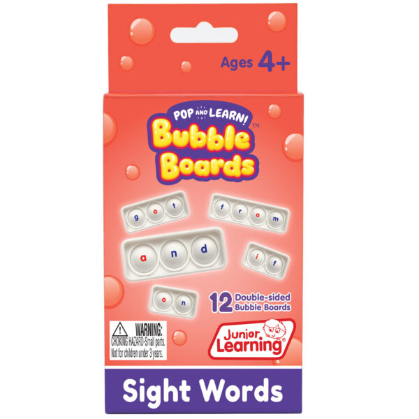 ERSJRL712.jpg Sight Word Bubble Boards, Set of 12