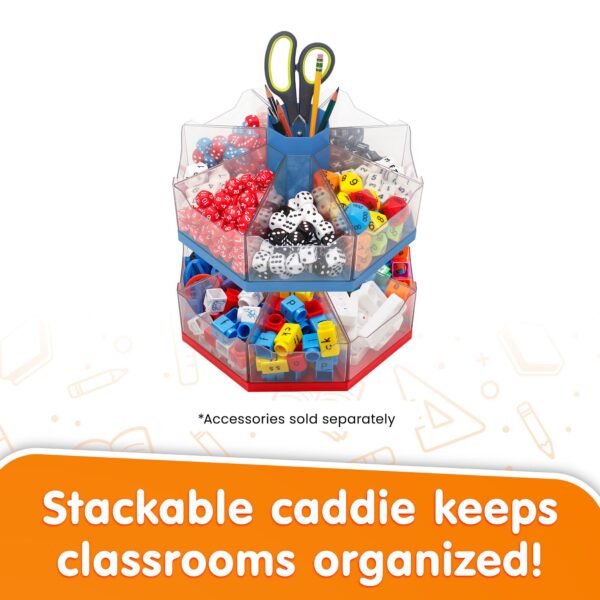 Classroom Caddie Octagonal Storage System, Blue