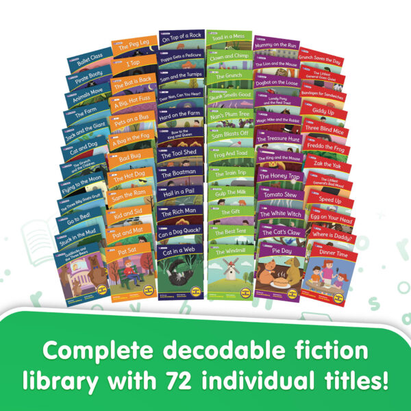 Letters & Sounds Fiction Decodables Boxed Set, Set 2