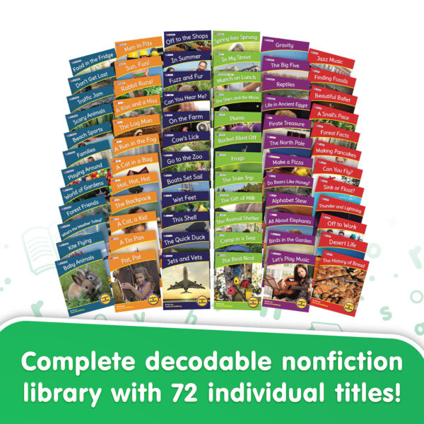 Letters & Sounds Non-Fiction Decodables Boxed Set, Set 2