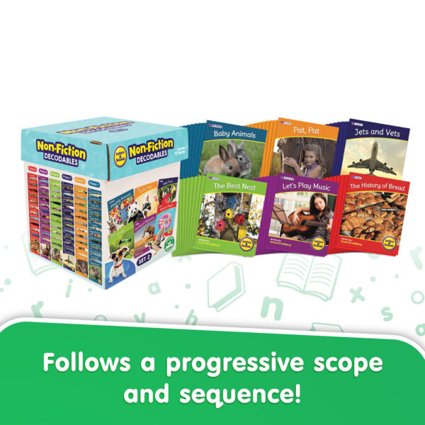 Letters & Sounds Non-Fiction Decodables Boxed Set, Set 2