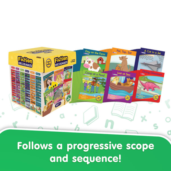 Letters & Sounds Fiction Decodables Boxed Set, Set 1