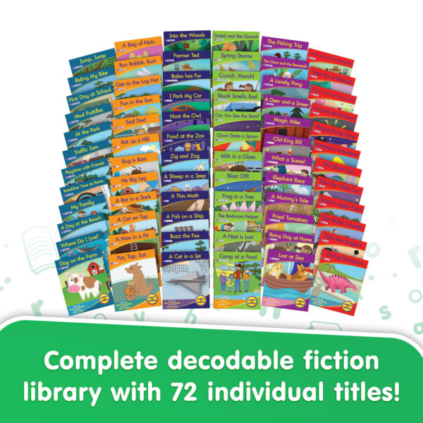 Letters & Sounds Fiction Decodables Boxed Set, Set 1