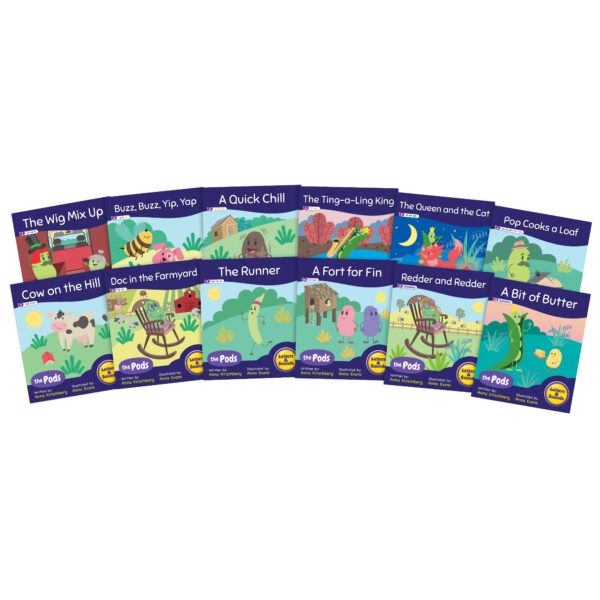 The Pods Readers  Phase 3, Set of 12