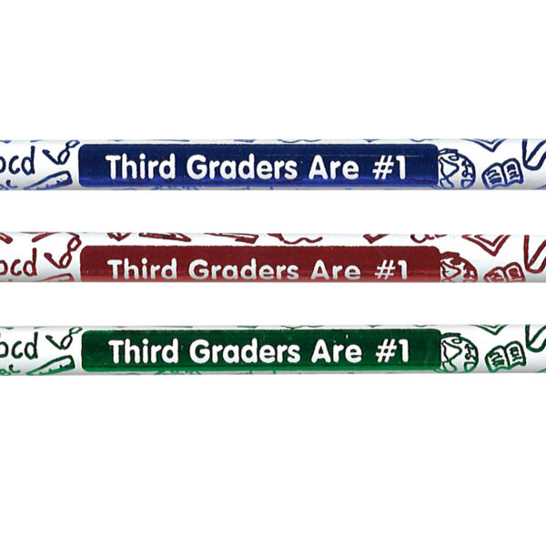 3rd Graders Are #1 Pencils, 12 Per Pack, 12 Packs