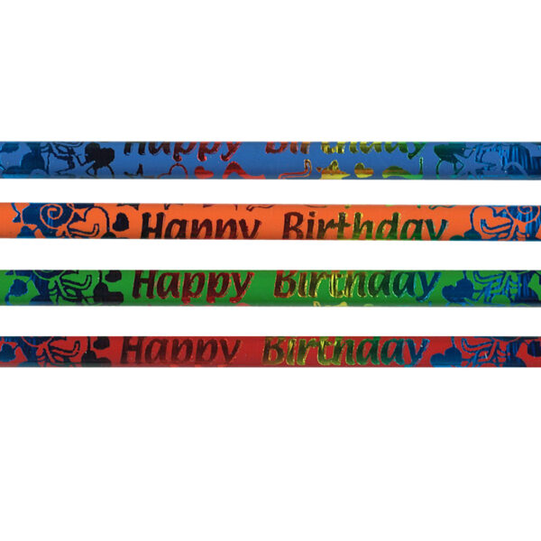Happy Birthday Pencil, Gross, Pack of 144