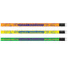 Pencils Neon Happy Birthday, 12 Per Pack, 12 Packs