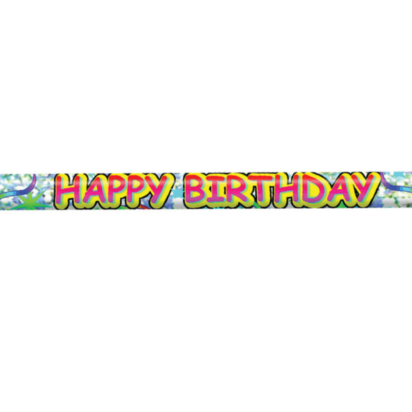 Happy Birthday Glitz Pencils, 12 Per Pack, 12 Packs