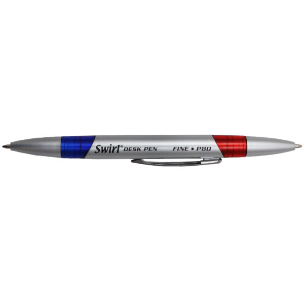 Swirl Ink Pens, Red-Blue Combo, 12 Per Pack, 2 Packs