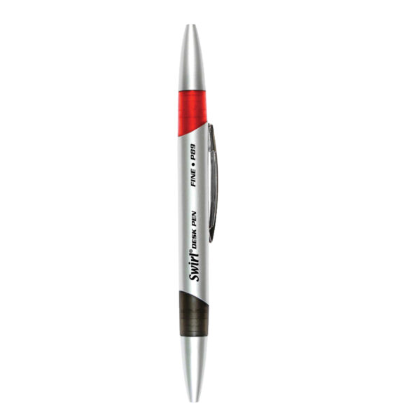 Swirl Ink Pens, Red-Black Combo, 12 Per Pack, 2 Packs