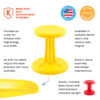 Kids Wobble Chair 14", Yellow