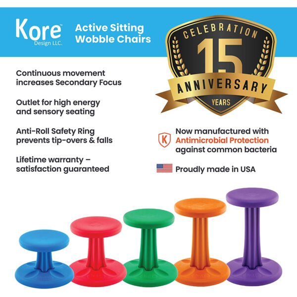 Pre-School Wobble Chair 12", Blue