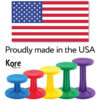 Pre-School Wobble Chair 12" Grey