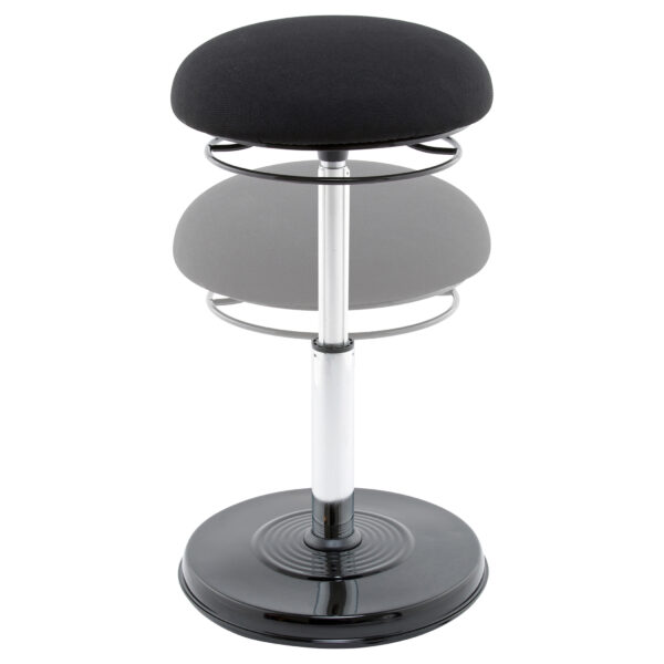 Office PLUS Everyday Adjustable Chair 18.5-26.75", Black