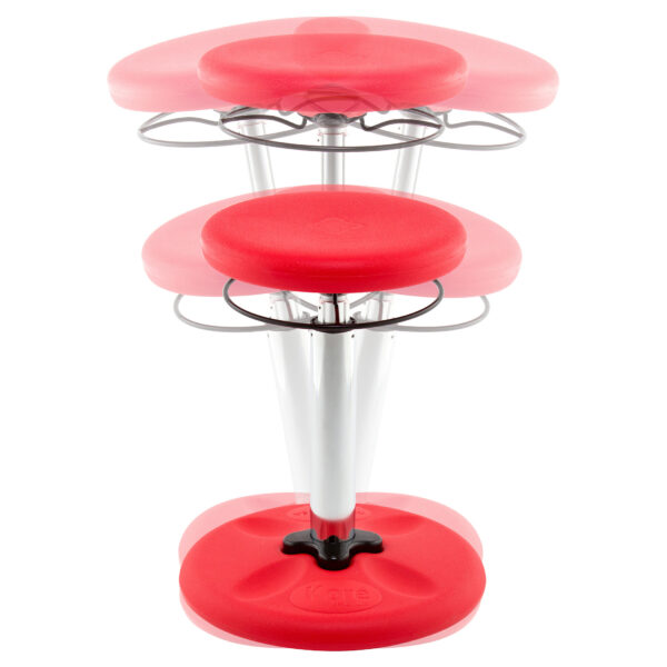 Kids Adjustable Tall Wobble Chair 16.5-24", Red