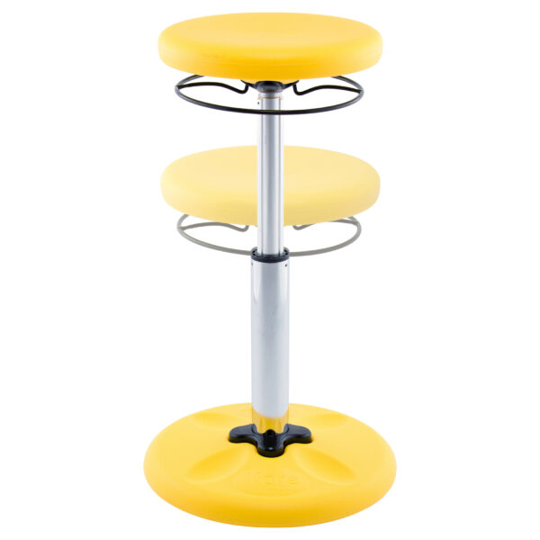 Kids Adjustable Tall Wobble Chair 16.5-24", Yellow
