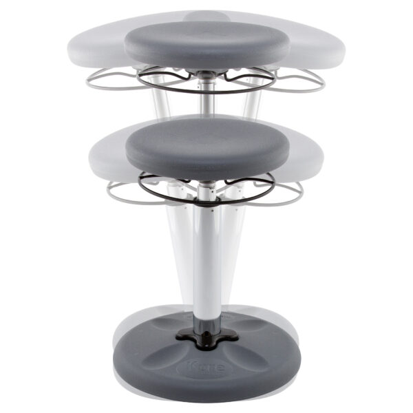 Kids Adjustable Tall Wobble Chair 16.5-24", Grey