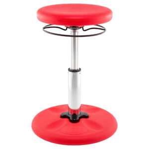 Kids Adjustable Standard Wobble Chair 14-19", Red