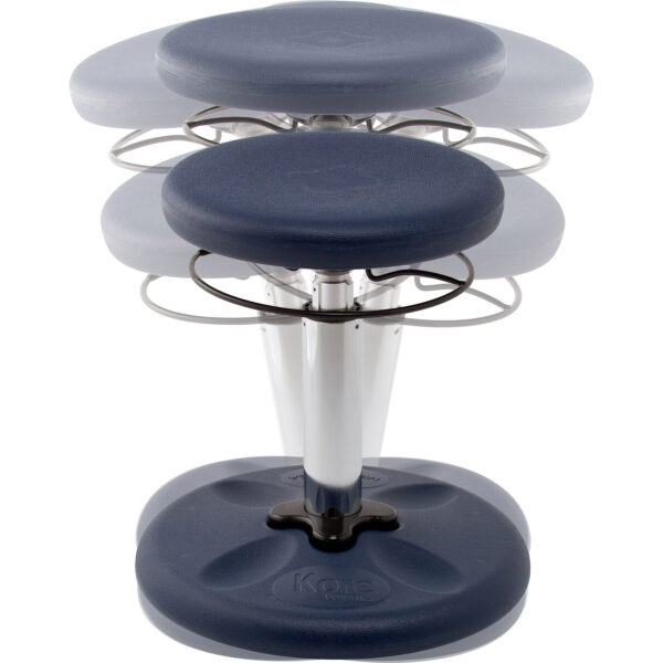 Kids Adjustable Standard Wobble Chair 14-19", Dark Blue