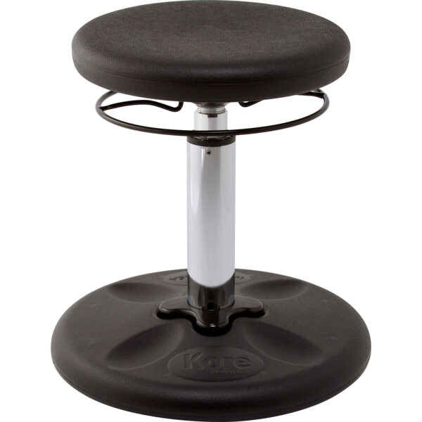 Kids Adjustable Standard Wobble Chair 14-19", Black