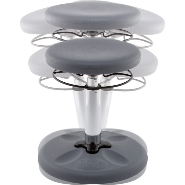 Kids Adjustable Standard Wobble Chair 14-19", Grey