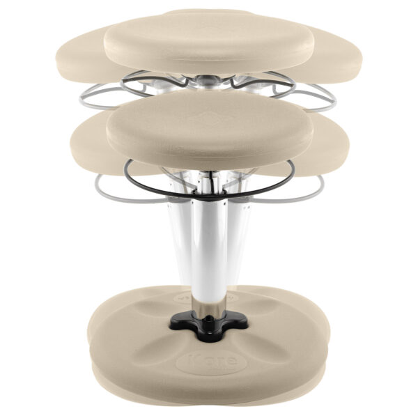 Kids Adjustable Standard Wobble Chair 14-19", Sand Dollar