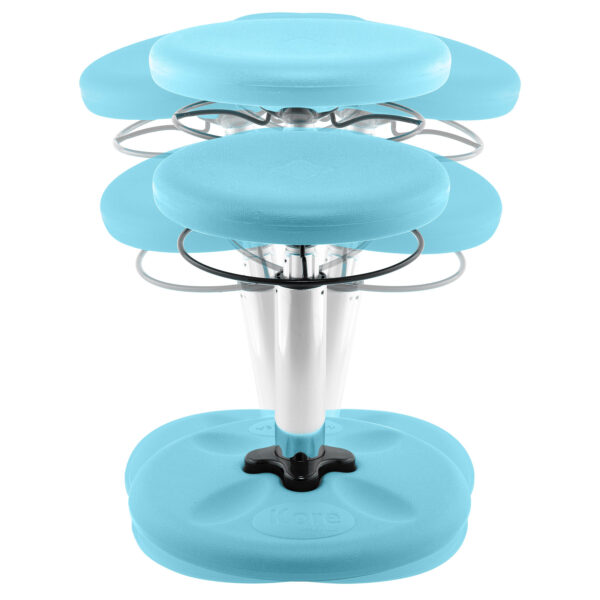 Kids Adjustable Standard Wobble Chair 14-19", Pale Blue