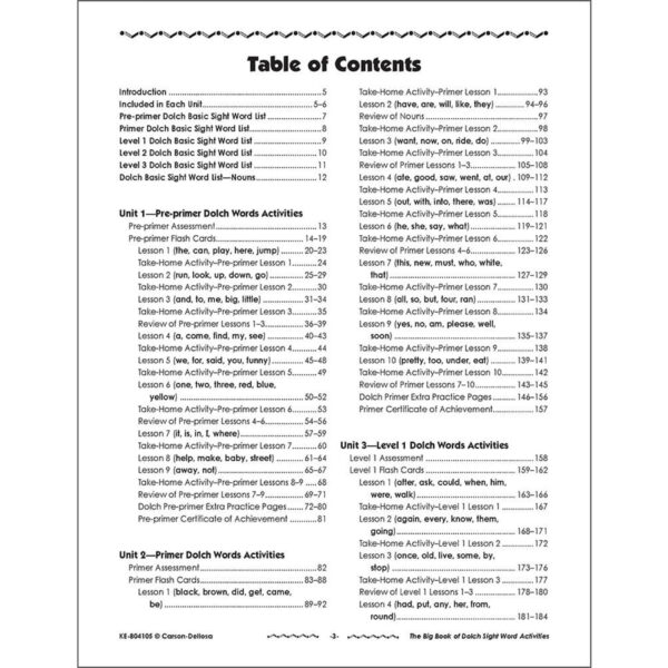 ERSKE-804105_1.jpg The Big Book of Dolch Sight Word Activities Resource Book, Grade K-3, Paperback