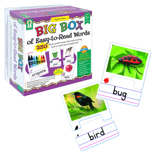 ERSKE-840011_1.jpg Big Box of Easy-to-Read Words Board Game, Grade K-2