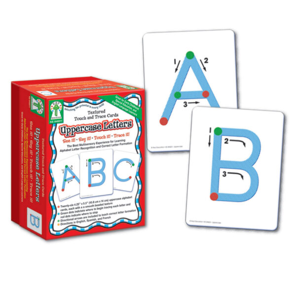 ERSKE-846011.jpg Textured Touch and Trace: Uppercase Manipulative