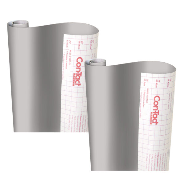 ERSKIT16FC9AA2206-2.jpg Creative Covering Adhesive Covering, Slate Gray, 18" x 16 ft, Pack of 2