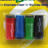Attachable Erasers for Dry-Erase Markers, 4 Per Pack, 12 Packs