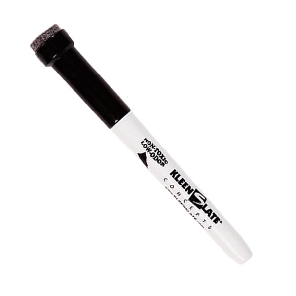 Small Dry Erase Markers with Eraser, Black, Pack of 36