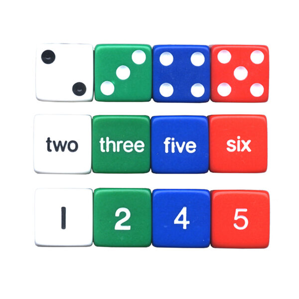 ERSKOP12950-6-1.jpg Number Dice Set, 12 Per Pack, 6 Packs