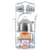 ERSLCI4251.jpg Stainless Steel Tea Set and Storage Stand, 11 Pieces