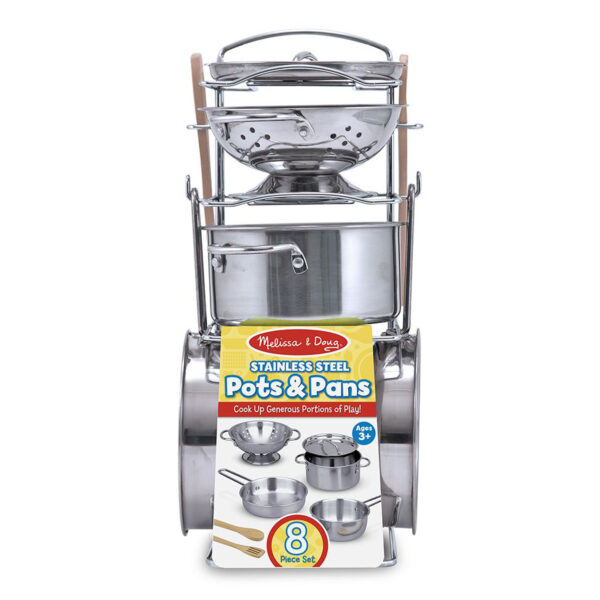 ERSLCI4265.jpg Let's Play House! Stainless Steel Pots & Pans Play Set