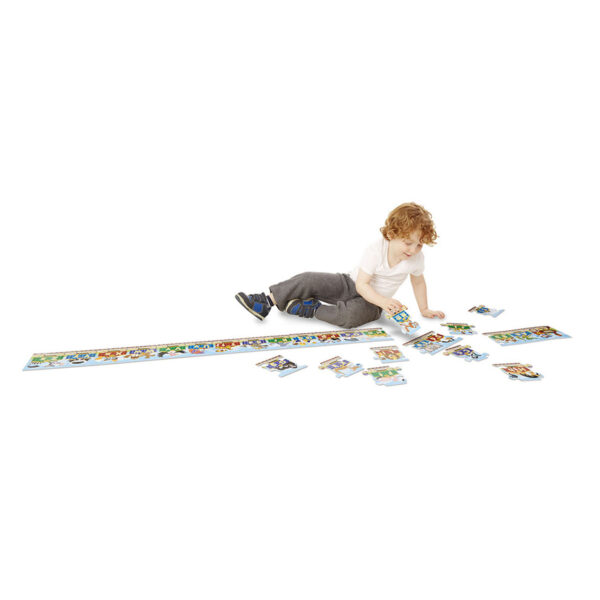 Alphabet Express Floor Puzzle, 10' x 6-1-2", 27 Pieces