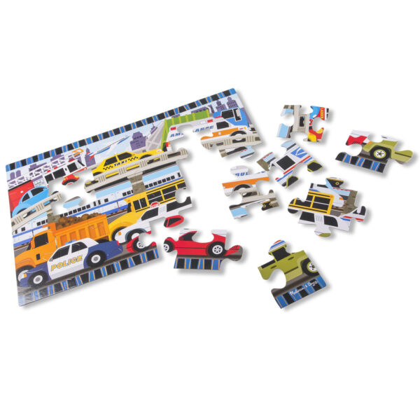 Traffic Jam Floor Puzzle