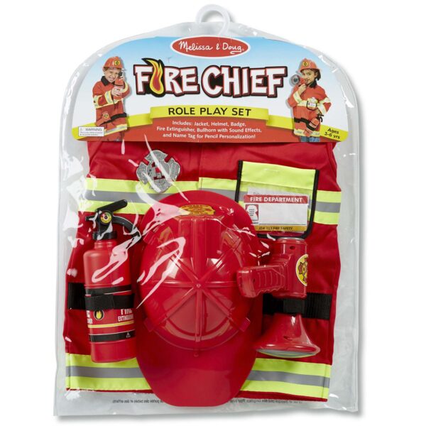 Fire Chief Role Play Costume Set