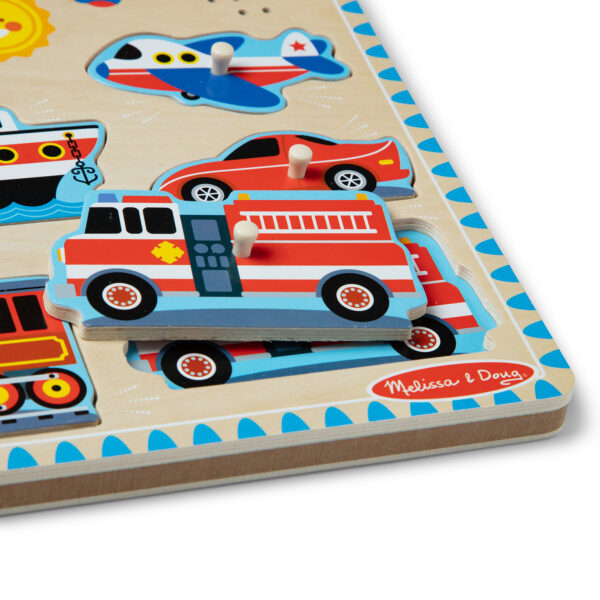 Vehicles Sound Puzzle, 8 Pieces