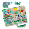 Zoo Animals Sound Puzzle, 8 Pieces
